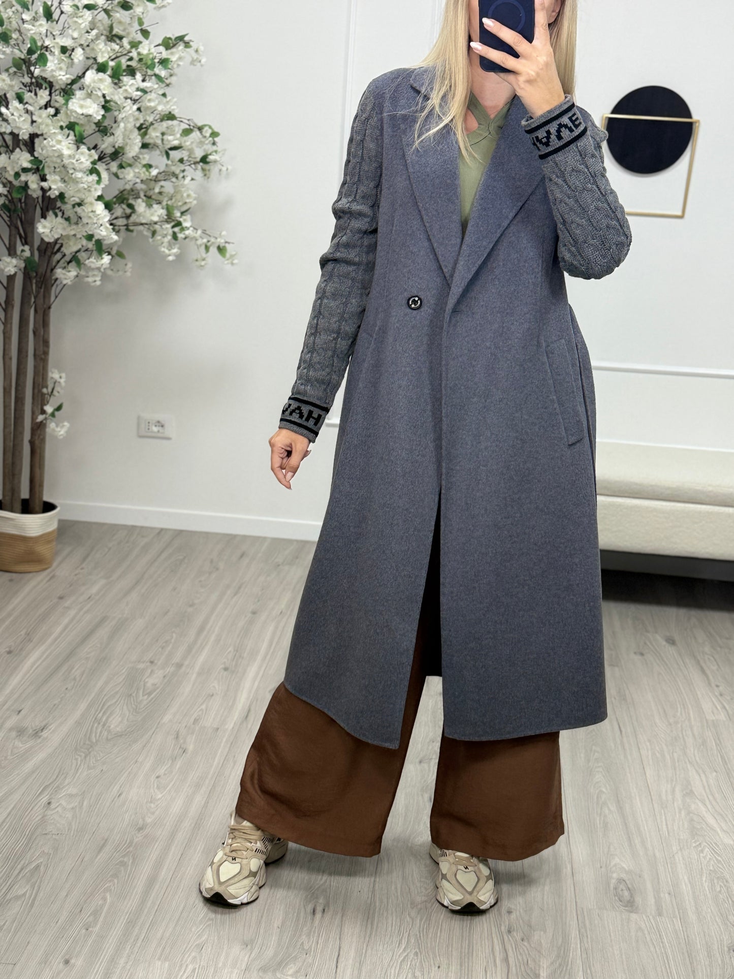 HAVEONE Cappotto Melange