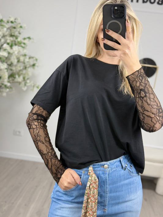 Susy Mix Maglia Pizzo