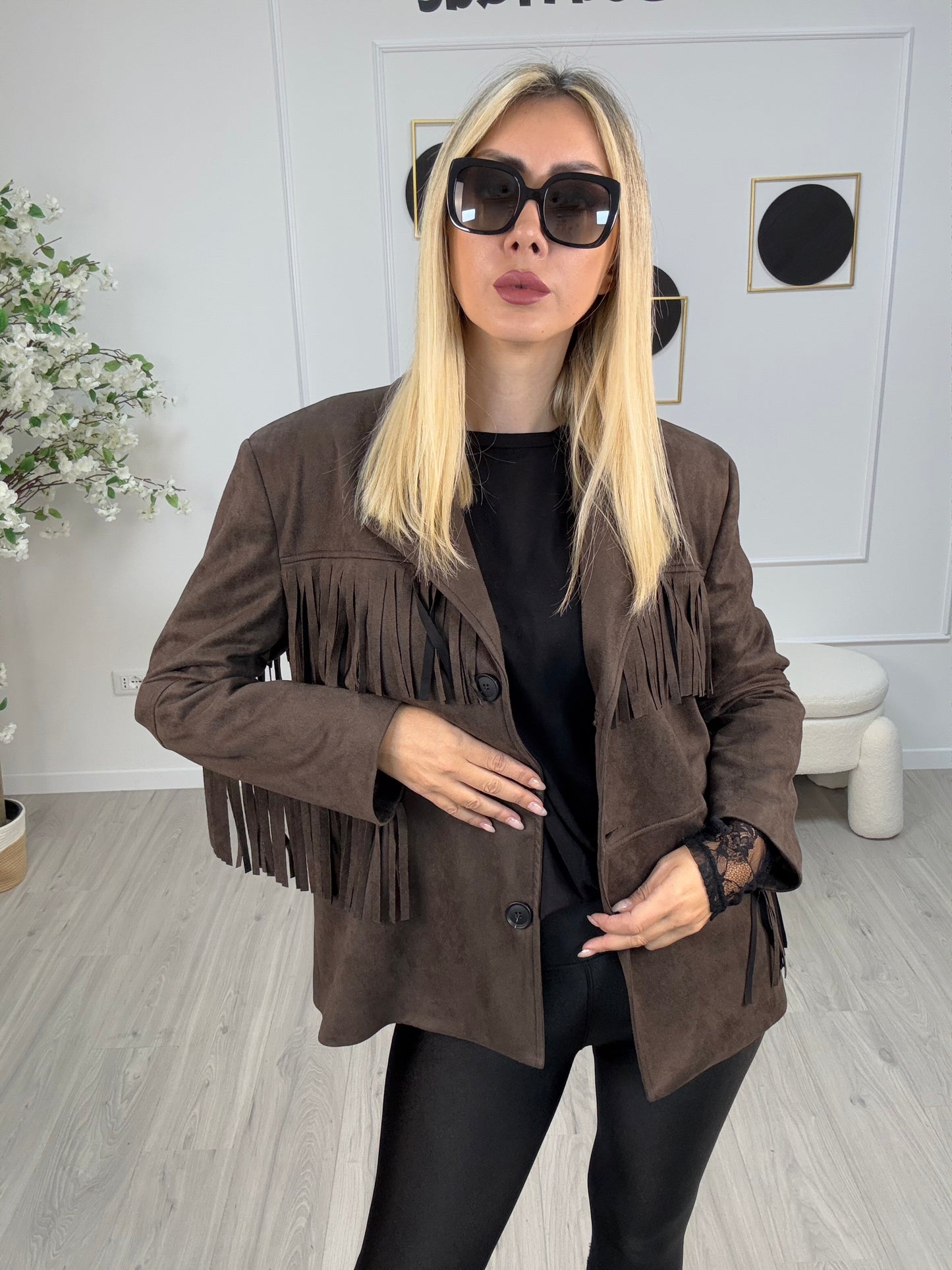 Giacca Frange Susy mix