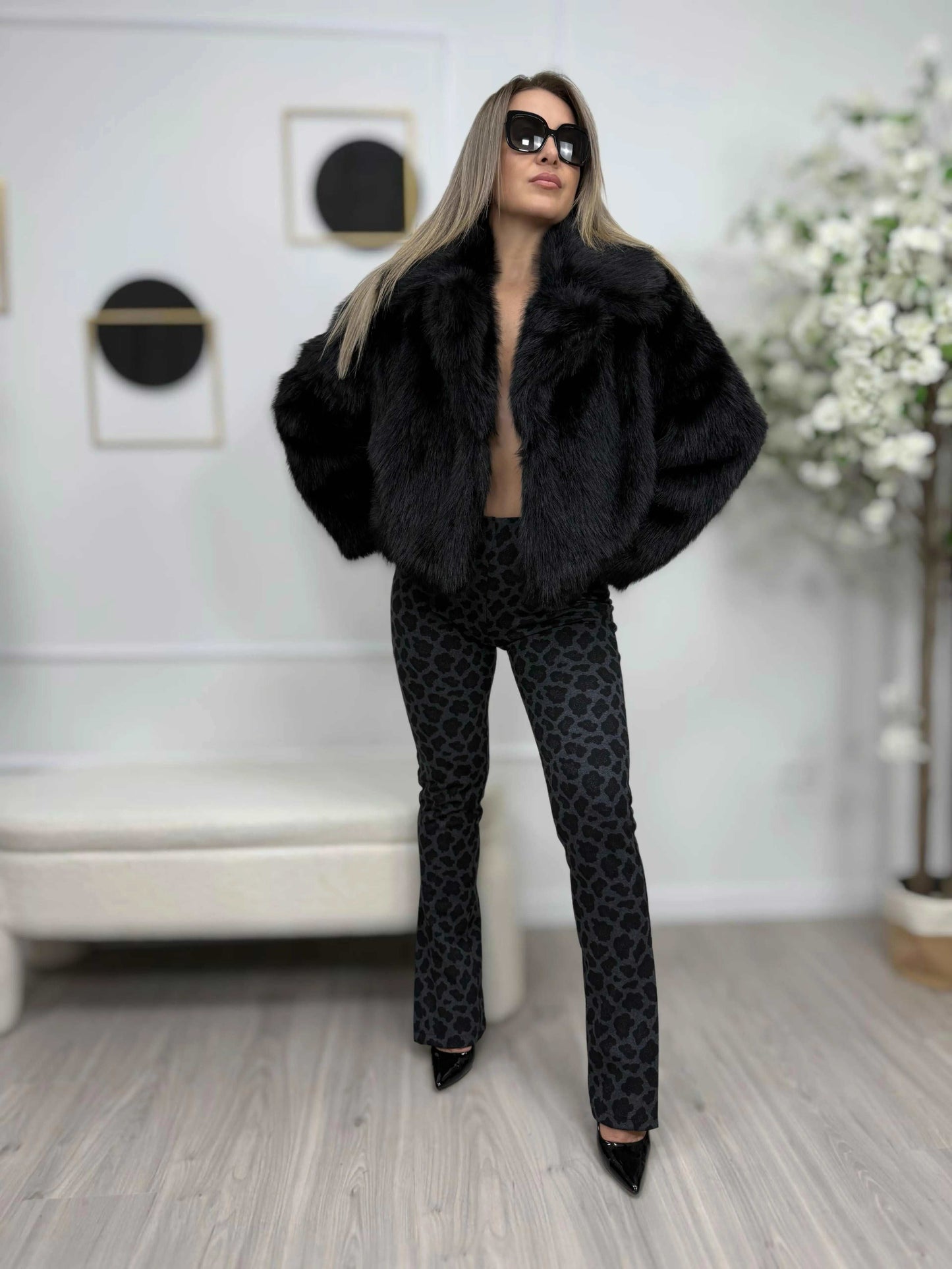 Susy mix Pantalone Skinny Maculato