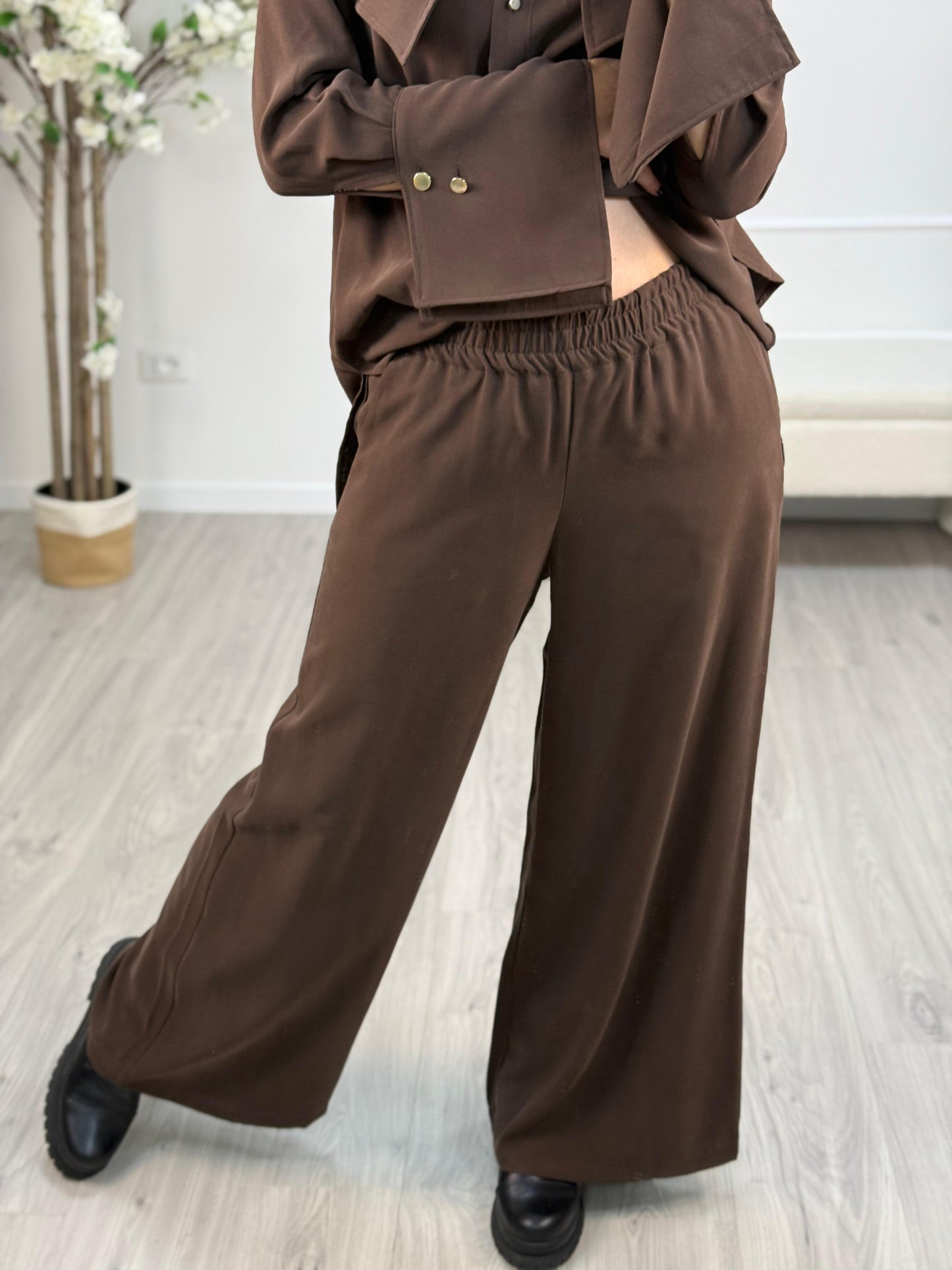 Haveone Pantaloni con Elastico