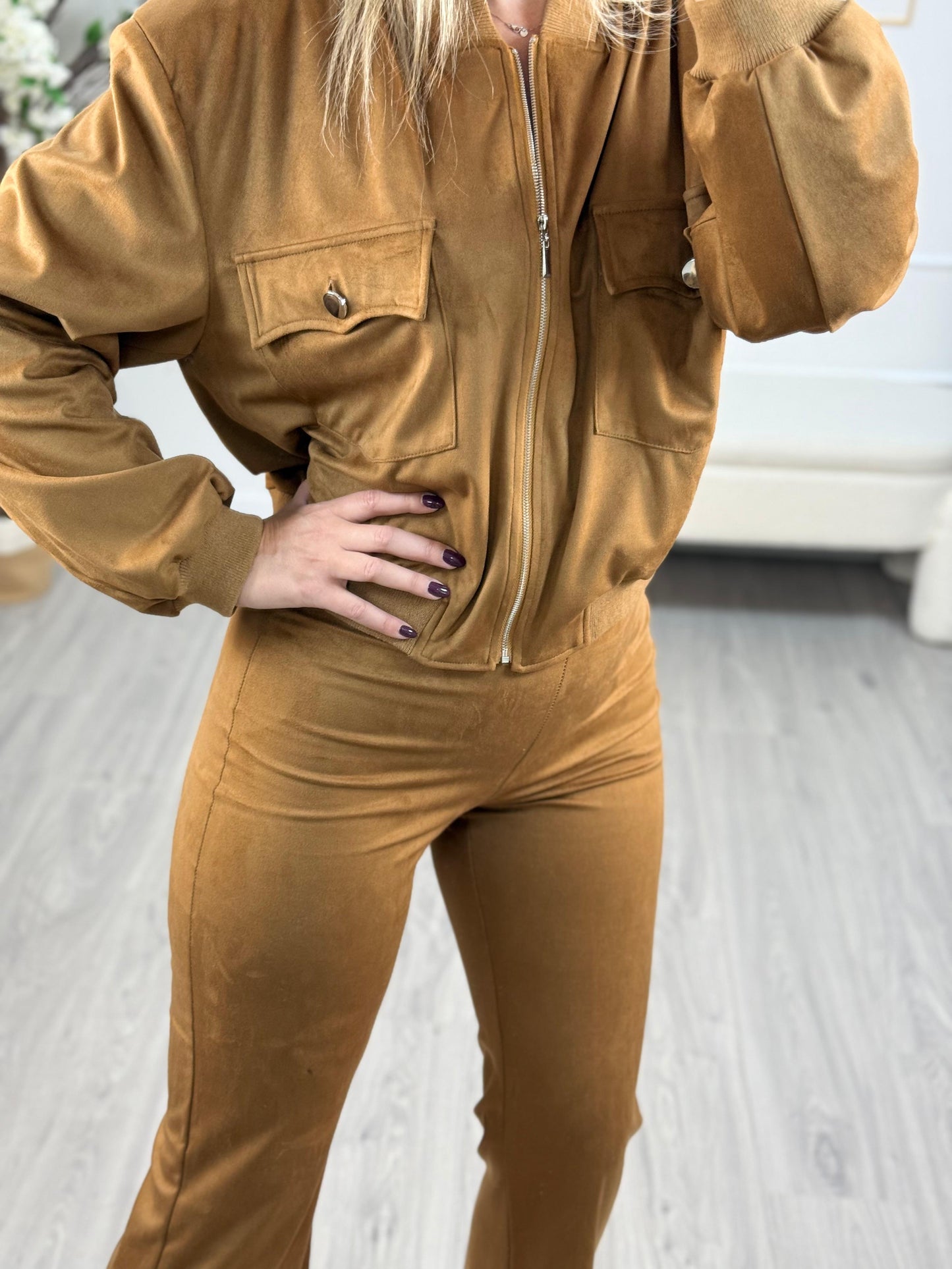 Haveone Bomber Camoscio
