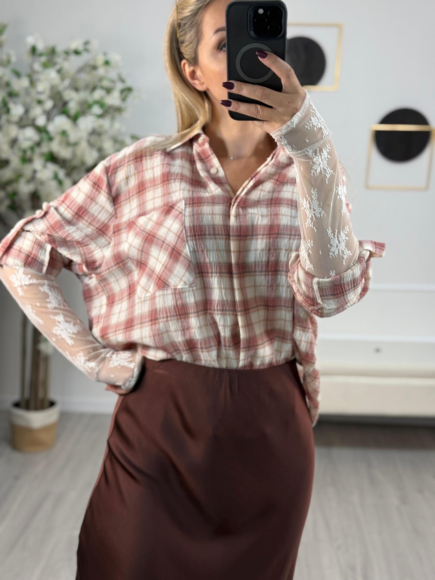 HaveOne Camicia in Pizzo