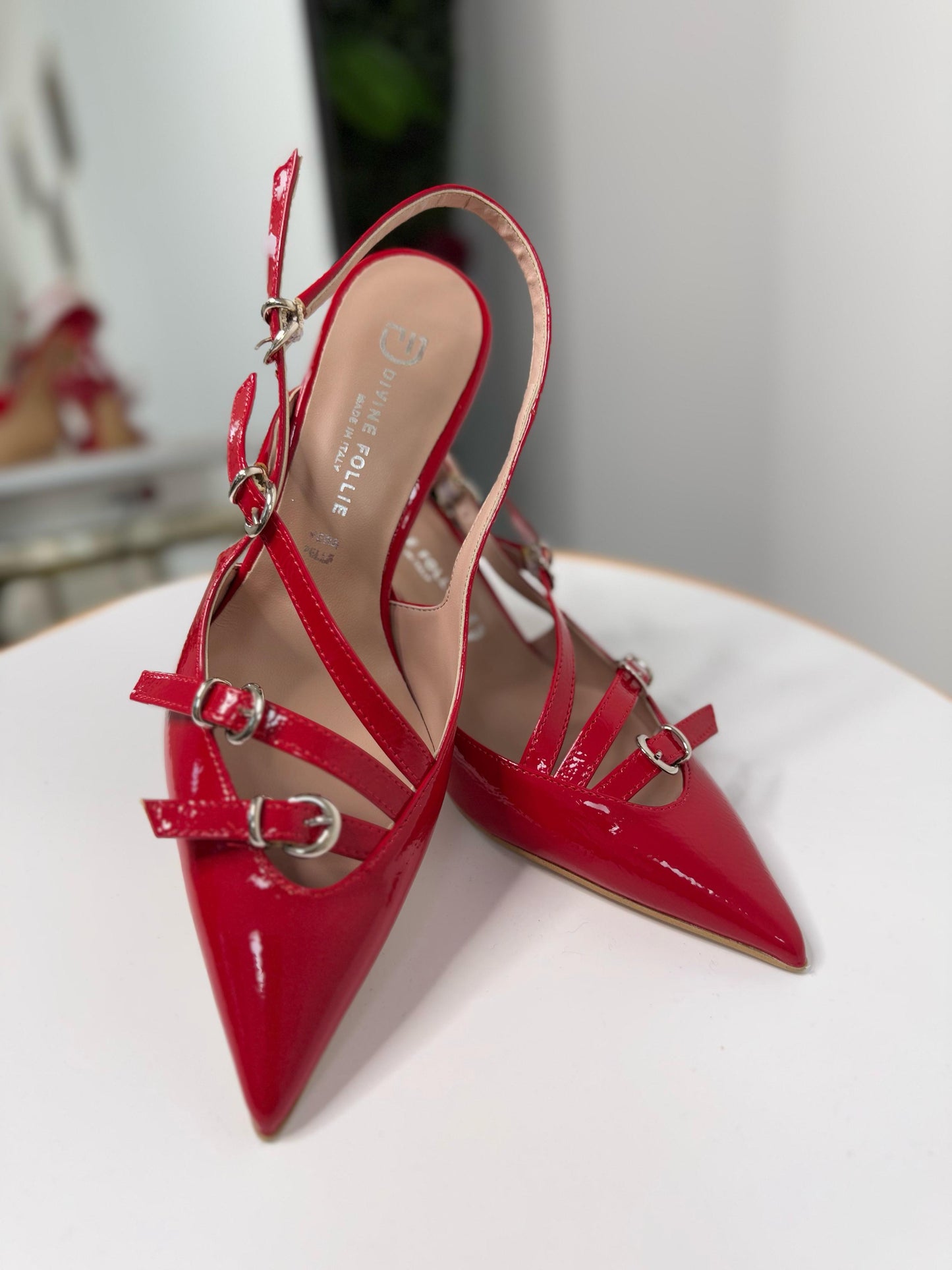 Divine Follie SlingBack Rossa