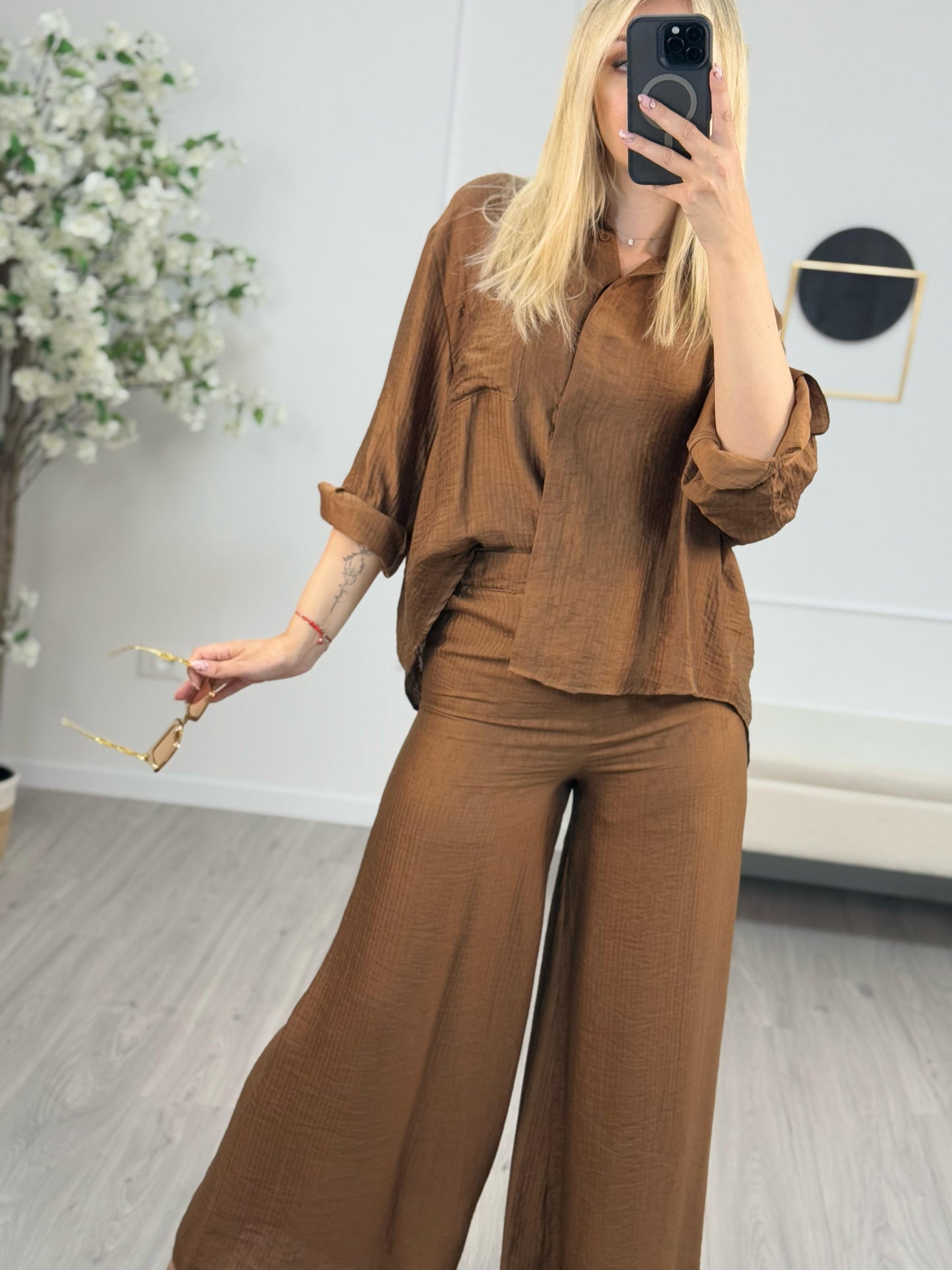 HaveOne Pantalone Tabacco