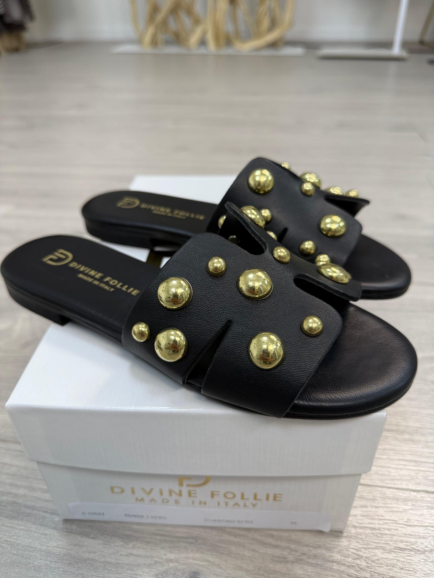 Divine Follie Ciabatte Con Borchie