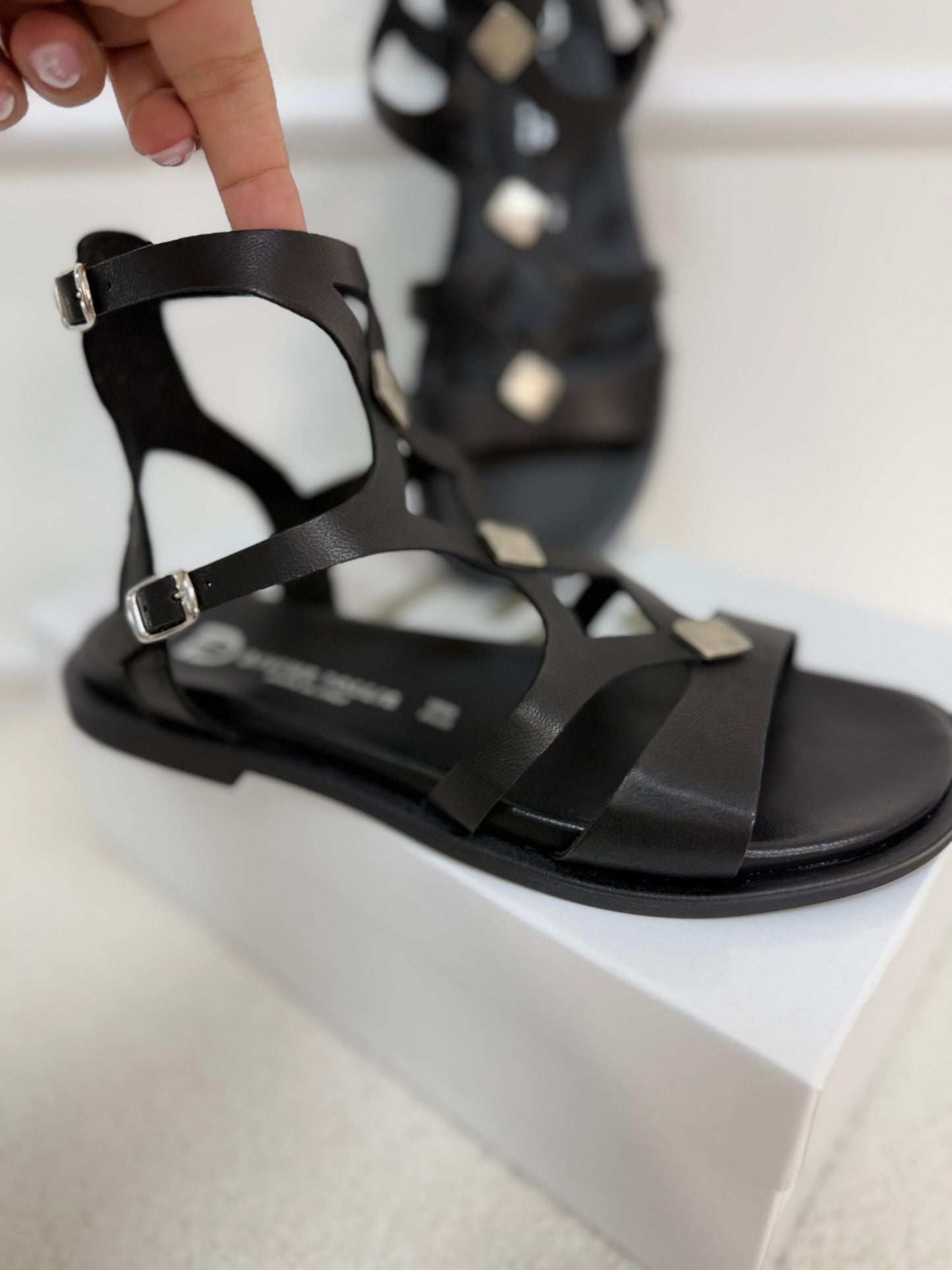 Divine Follie Sandalo In Pelle
