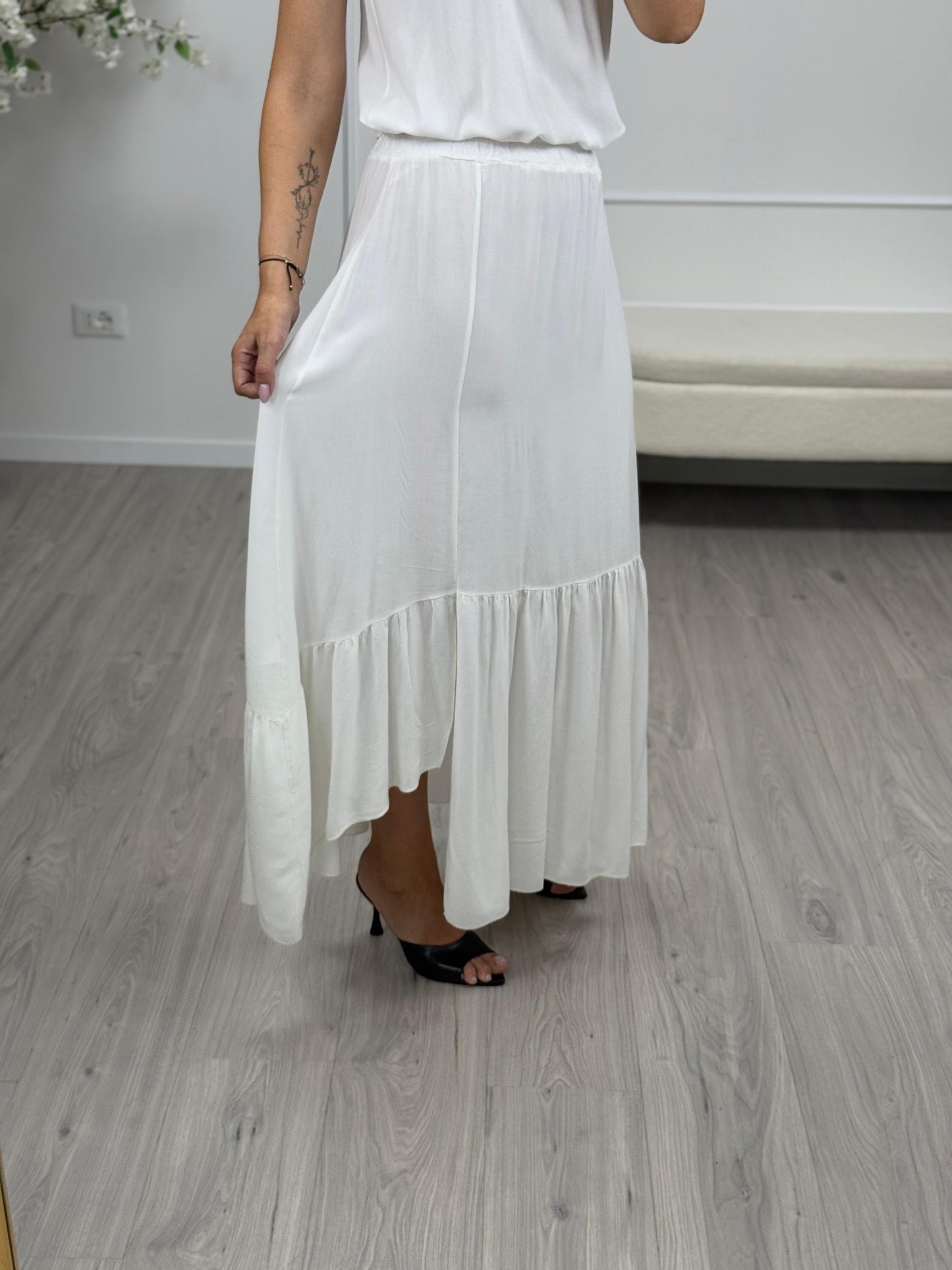 Completo Top +Gonna Lunga Viscosa