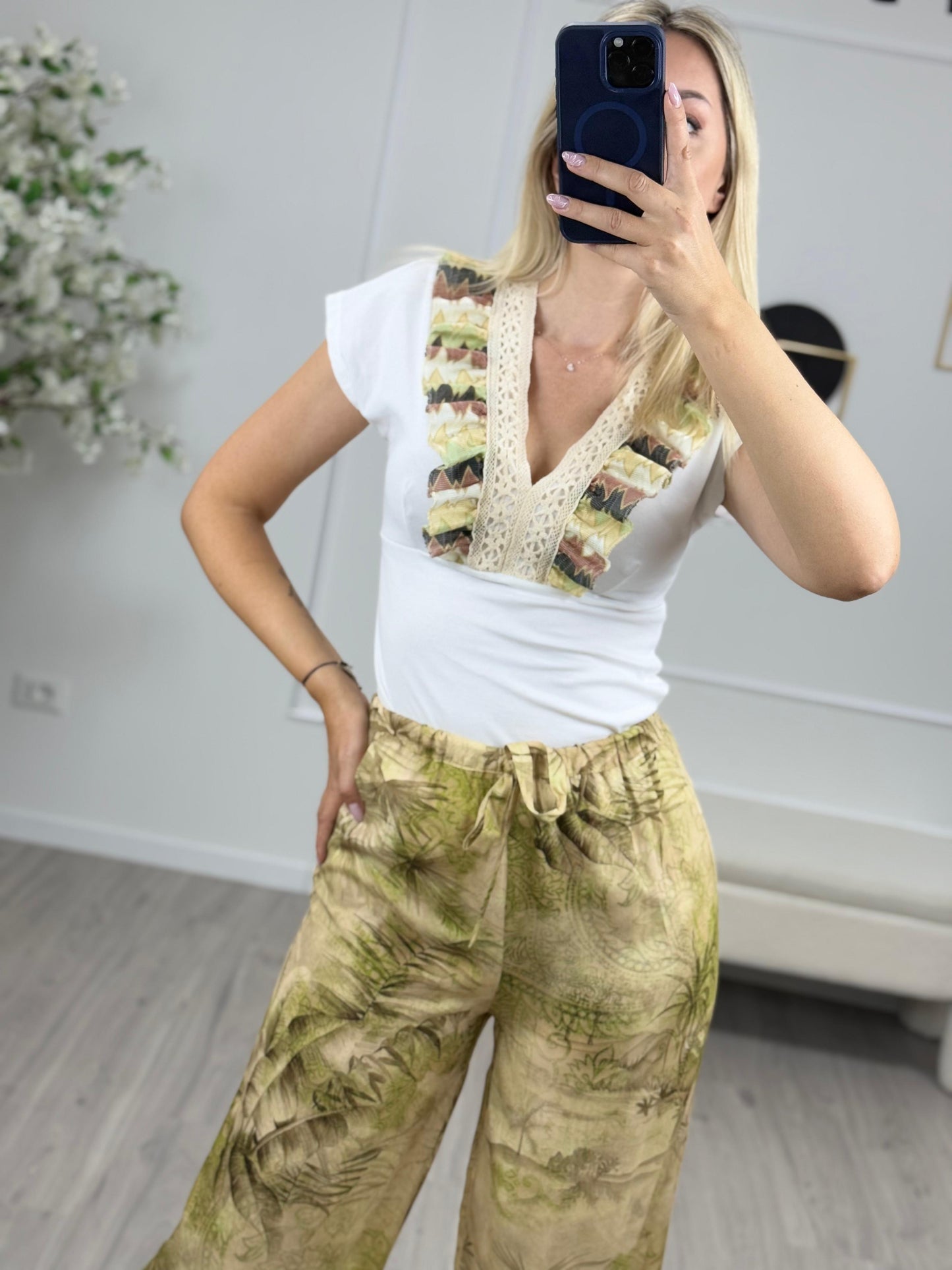 T-shirt Scollo V