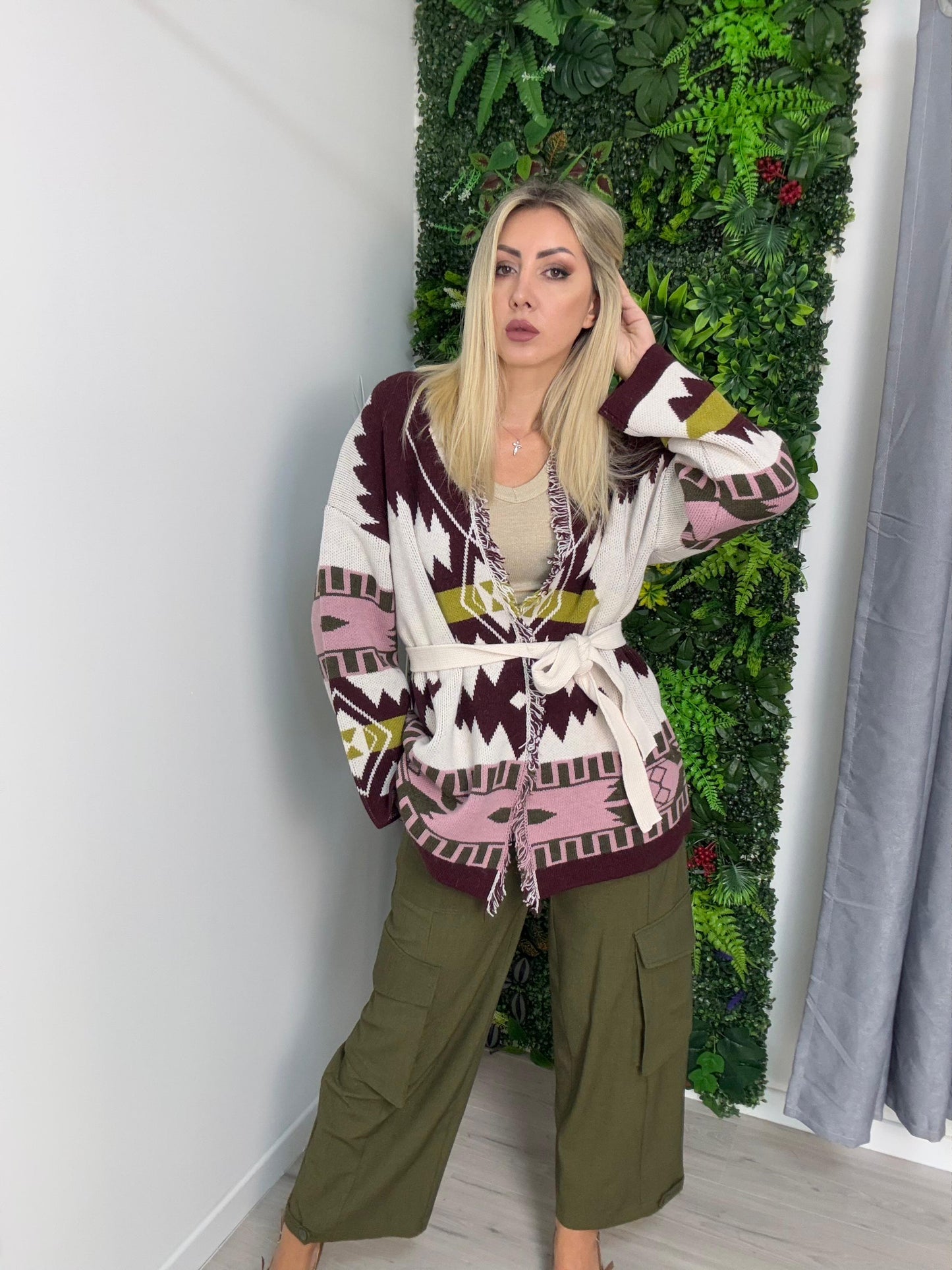 Cardigan Fantasia Etnica