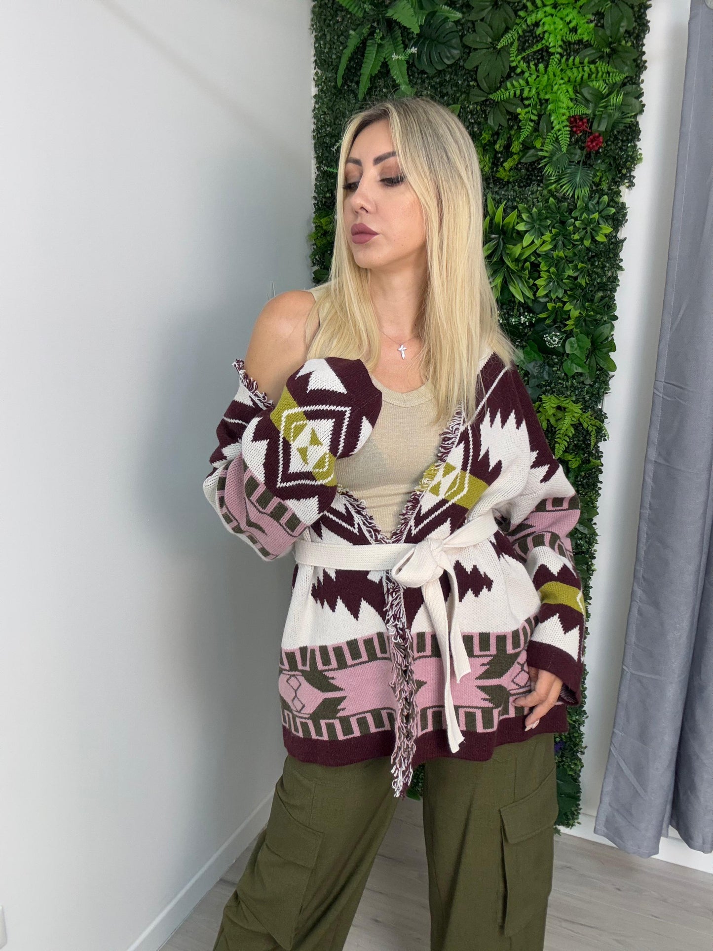 Cardigan Fantasia Etnica