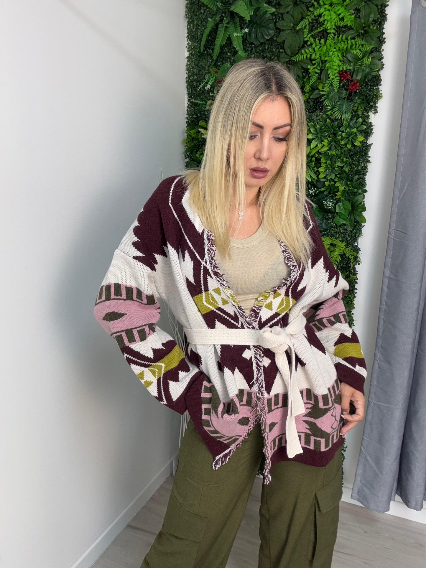 Cardigan Fantasia Etnica