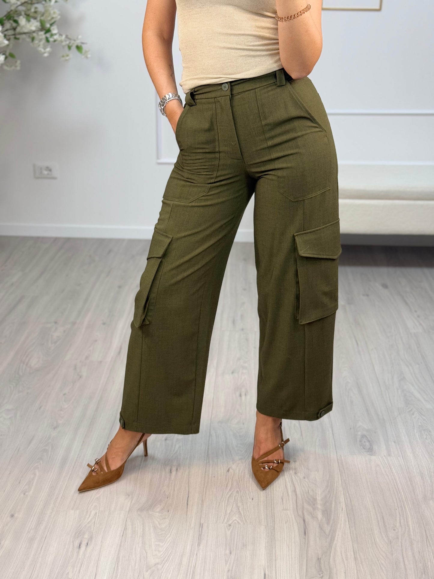 Pantalone Cargo Militare