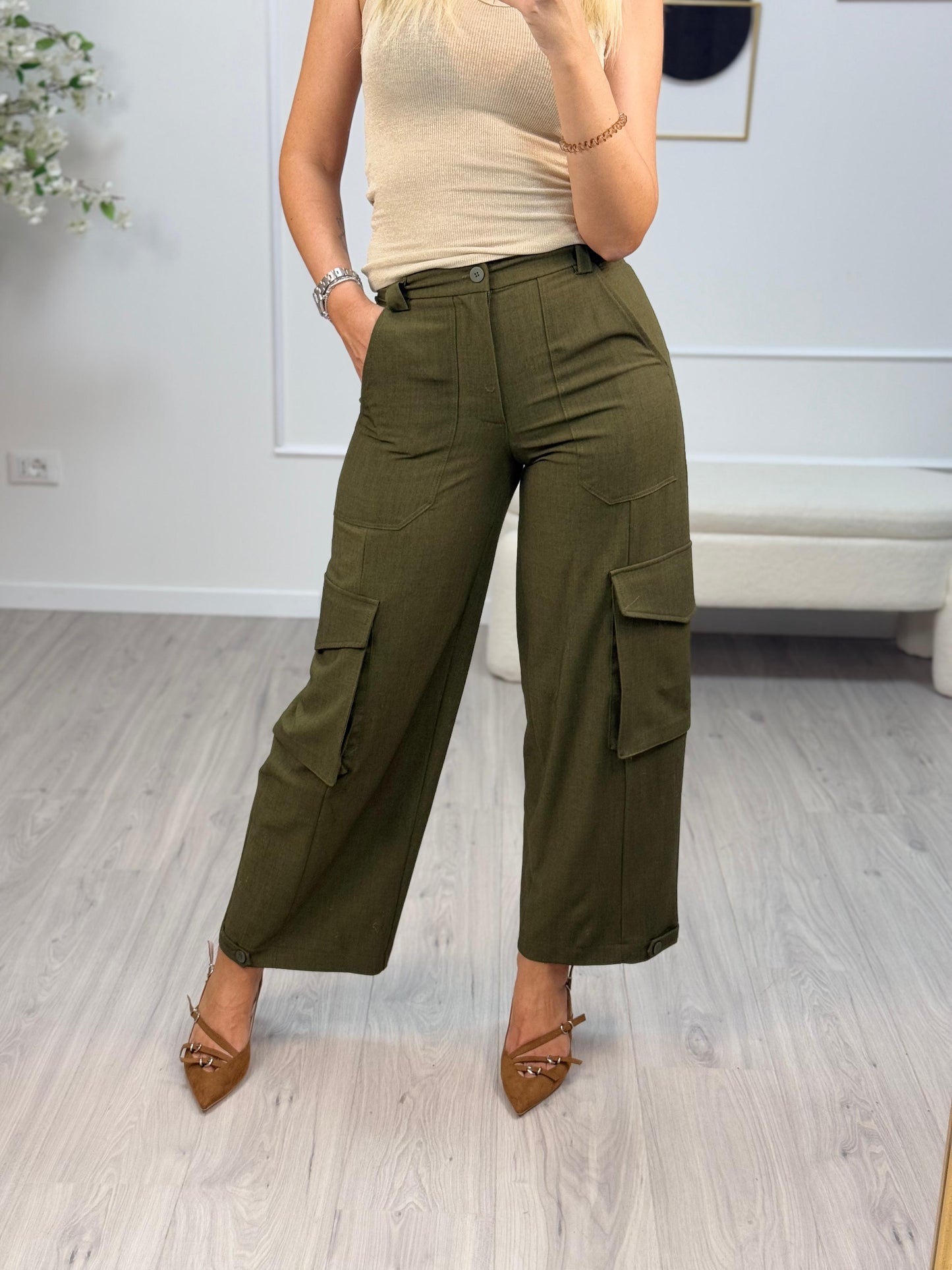 Pantalone Cargo Militare