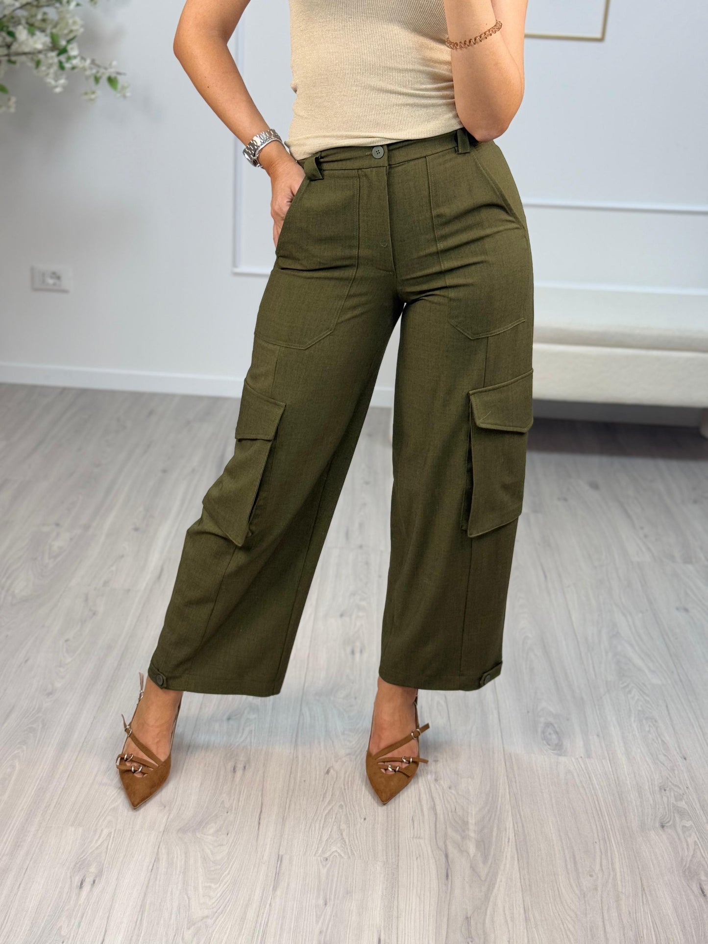 Pantalone Cargo Militare