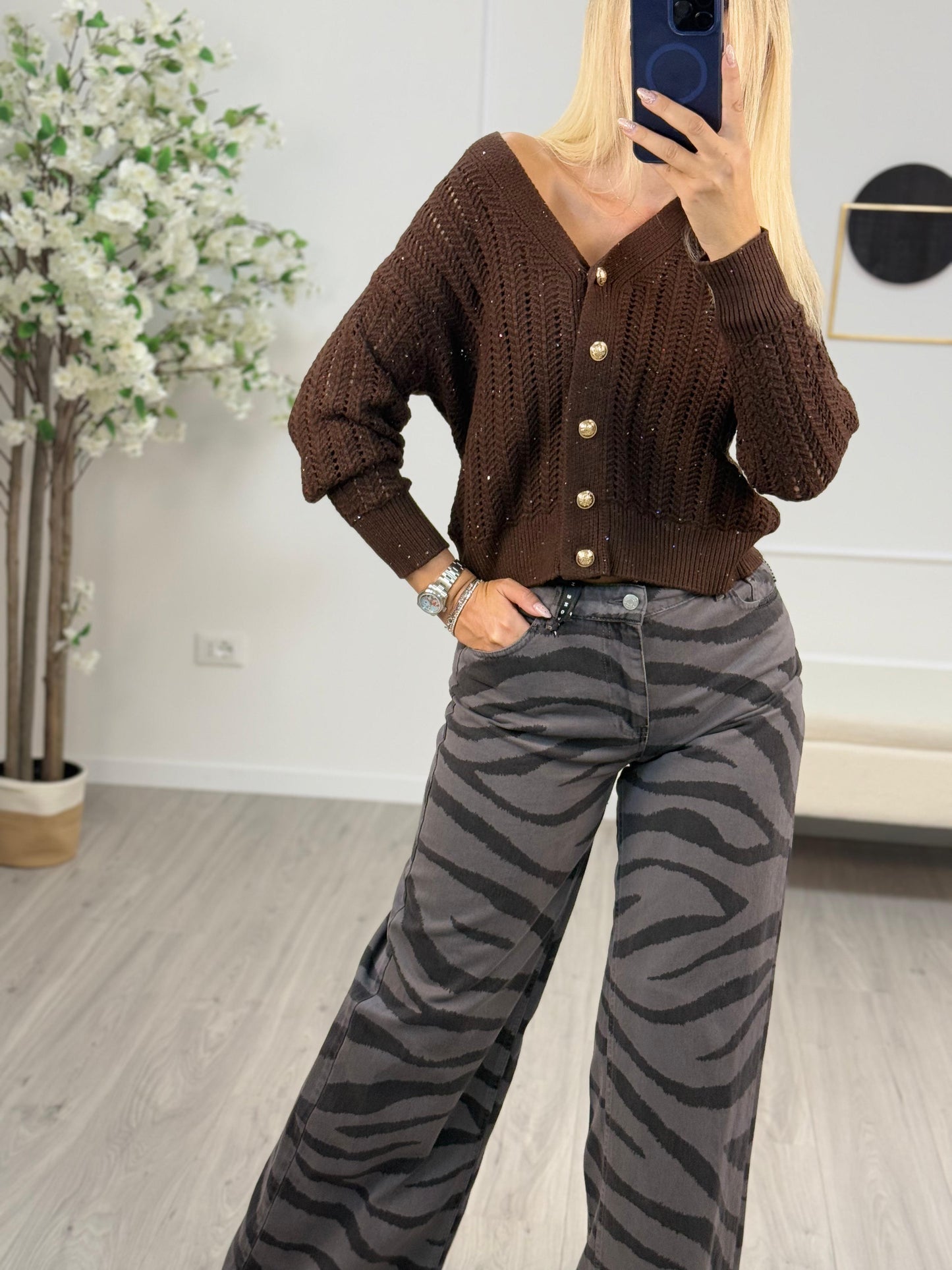 Cardigan Paillette