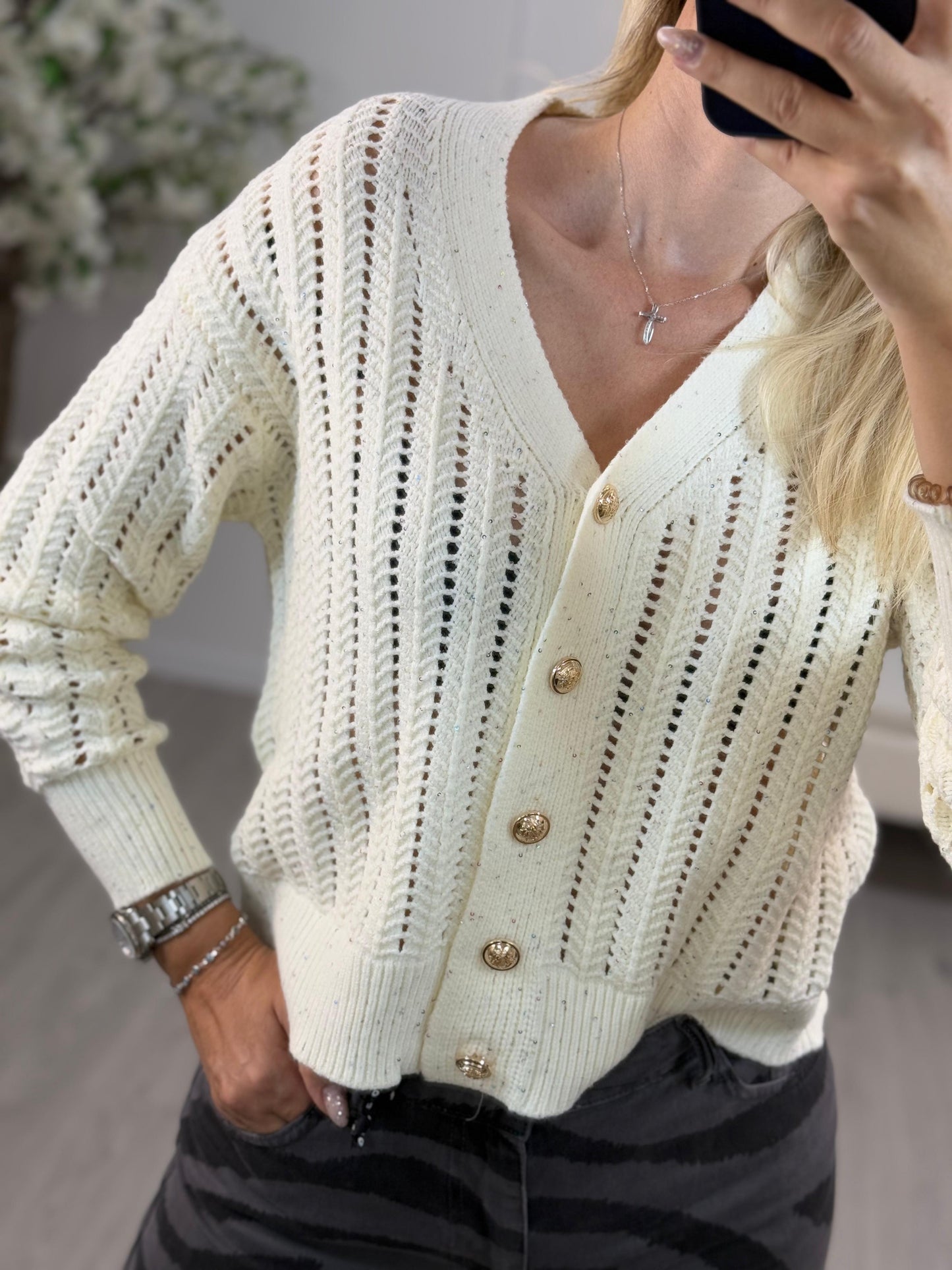 Cardigan Paillette