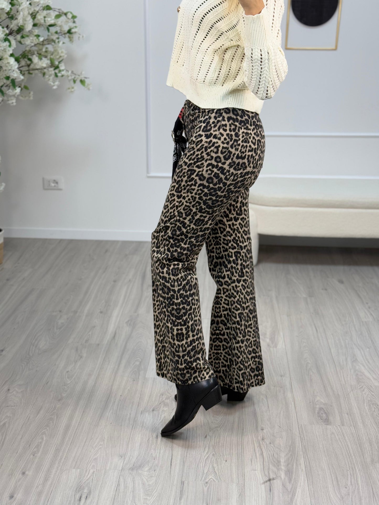 Pantalone Maculato Con Bandana