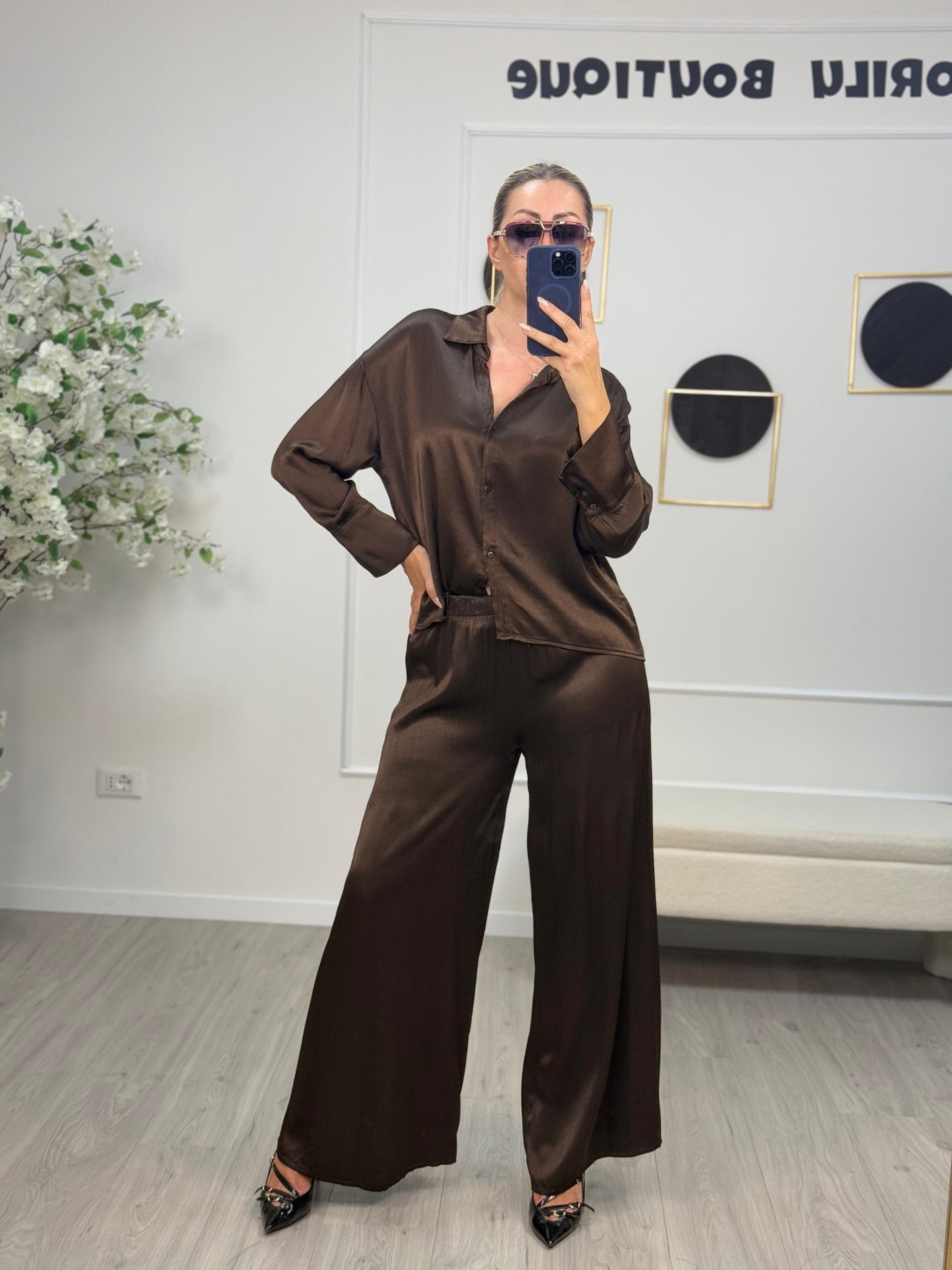 Pantalone Raso Increspato