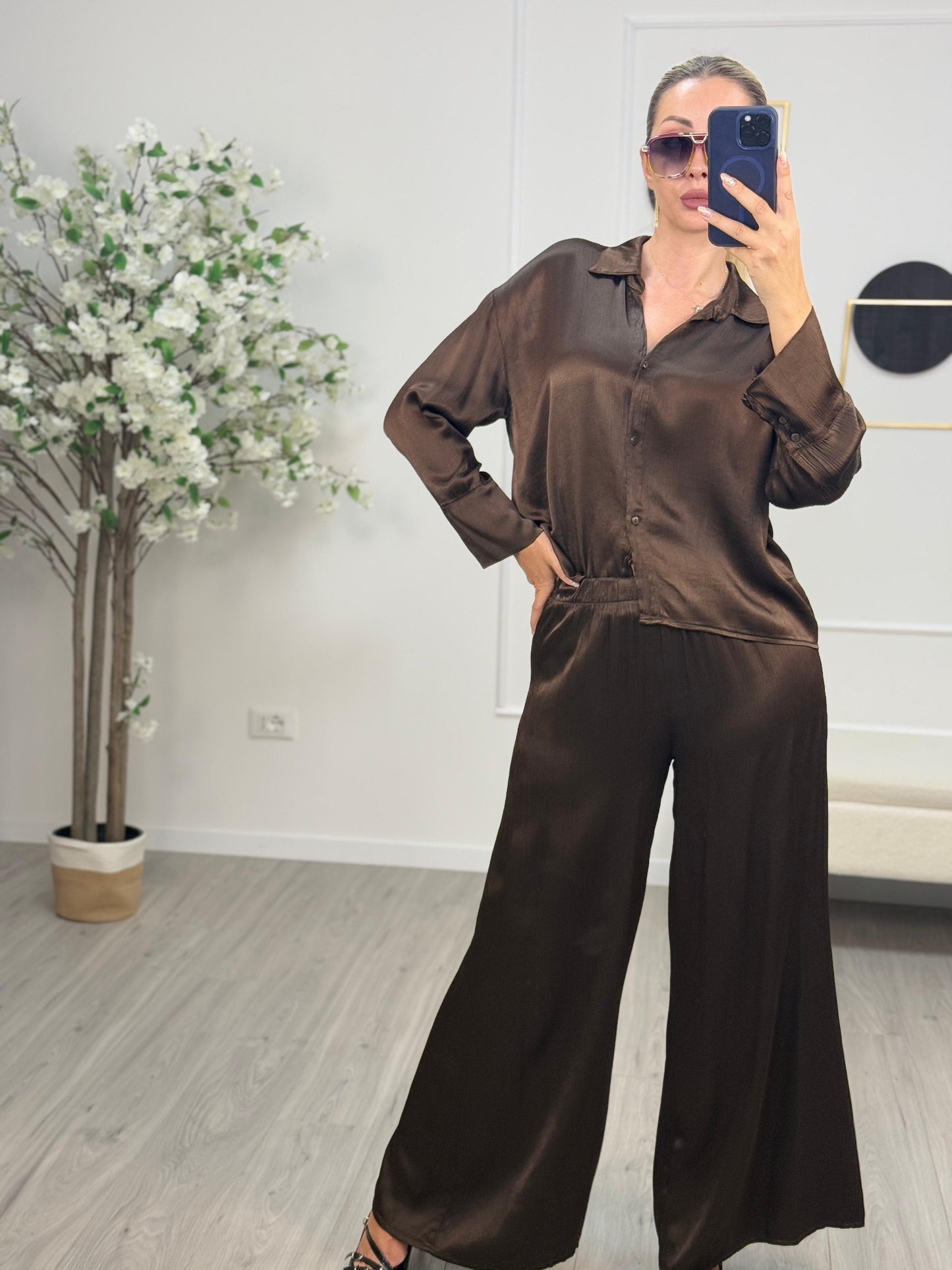 Pantalone Raso Increspato