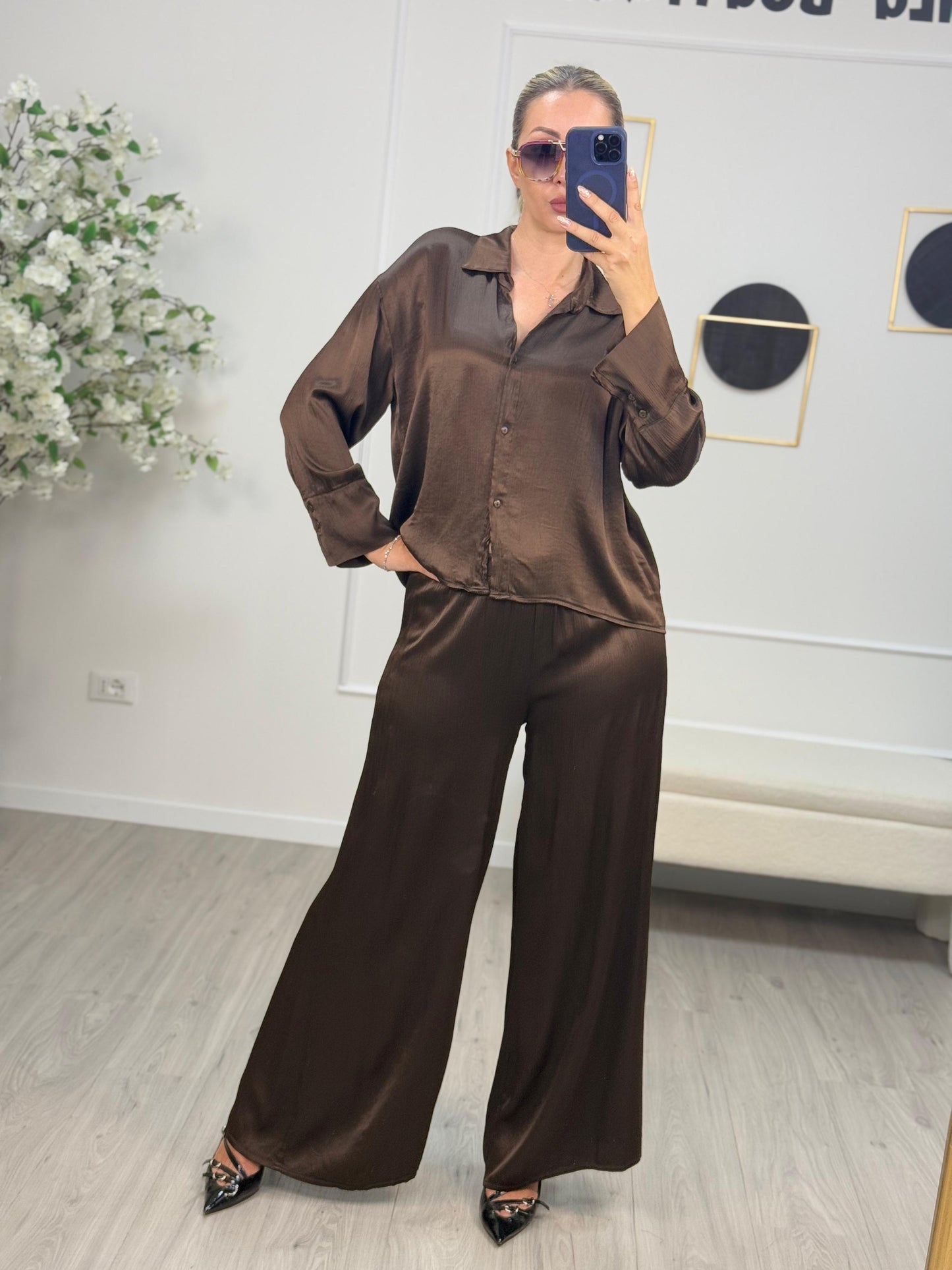 Pantalone Raso Increspato