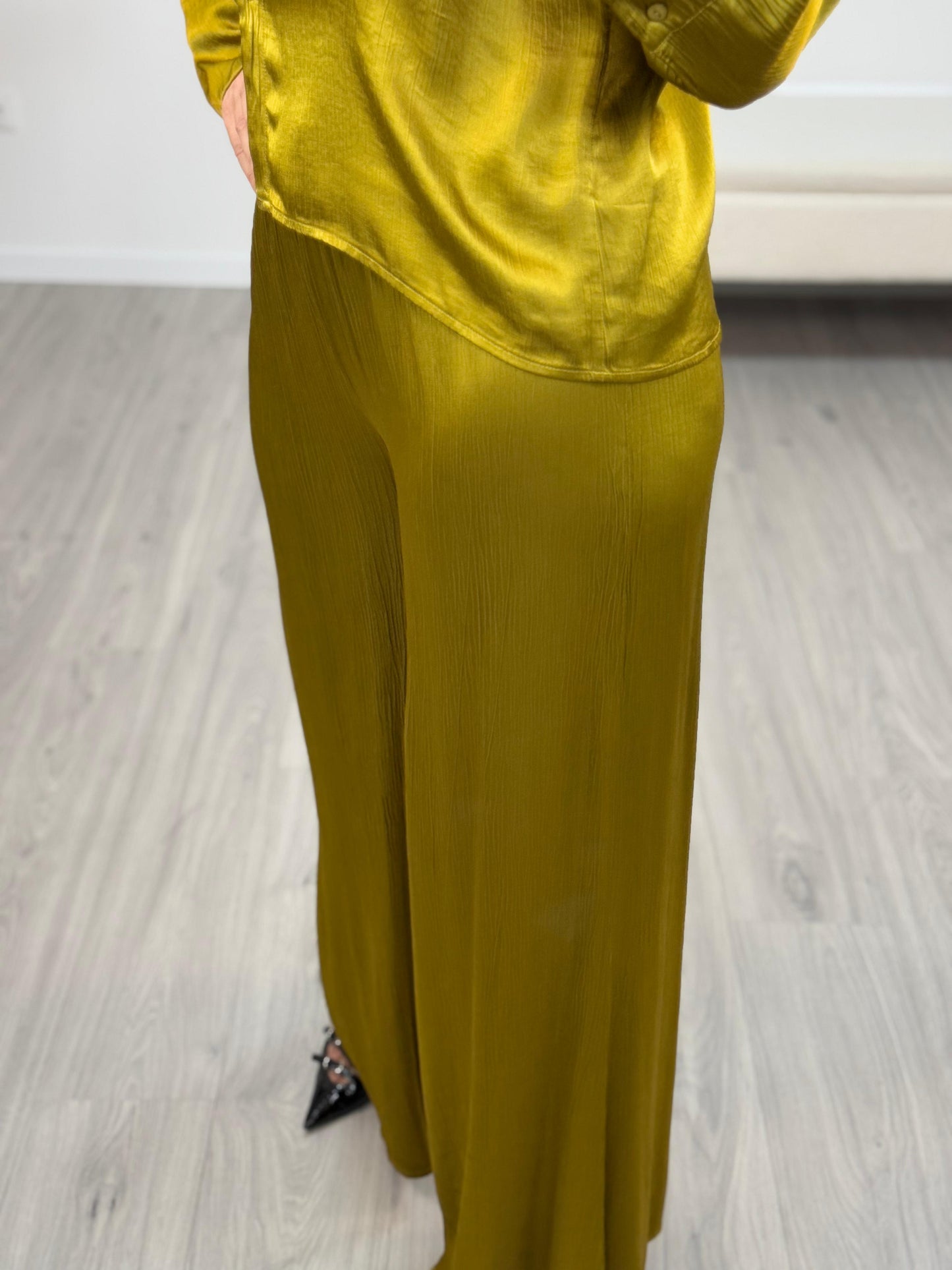 Pantalone Raso Increspato