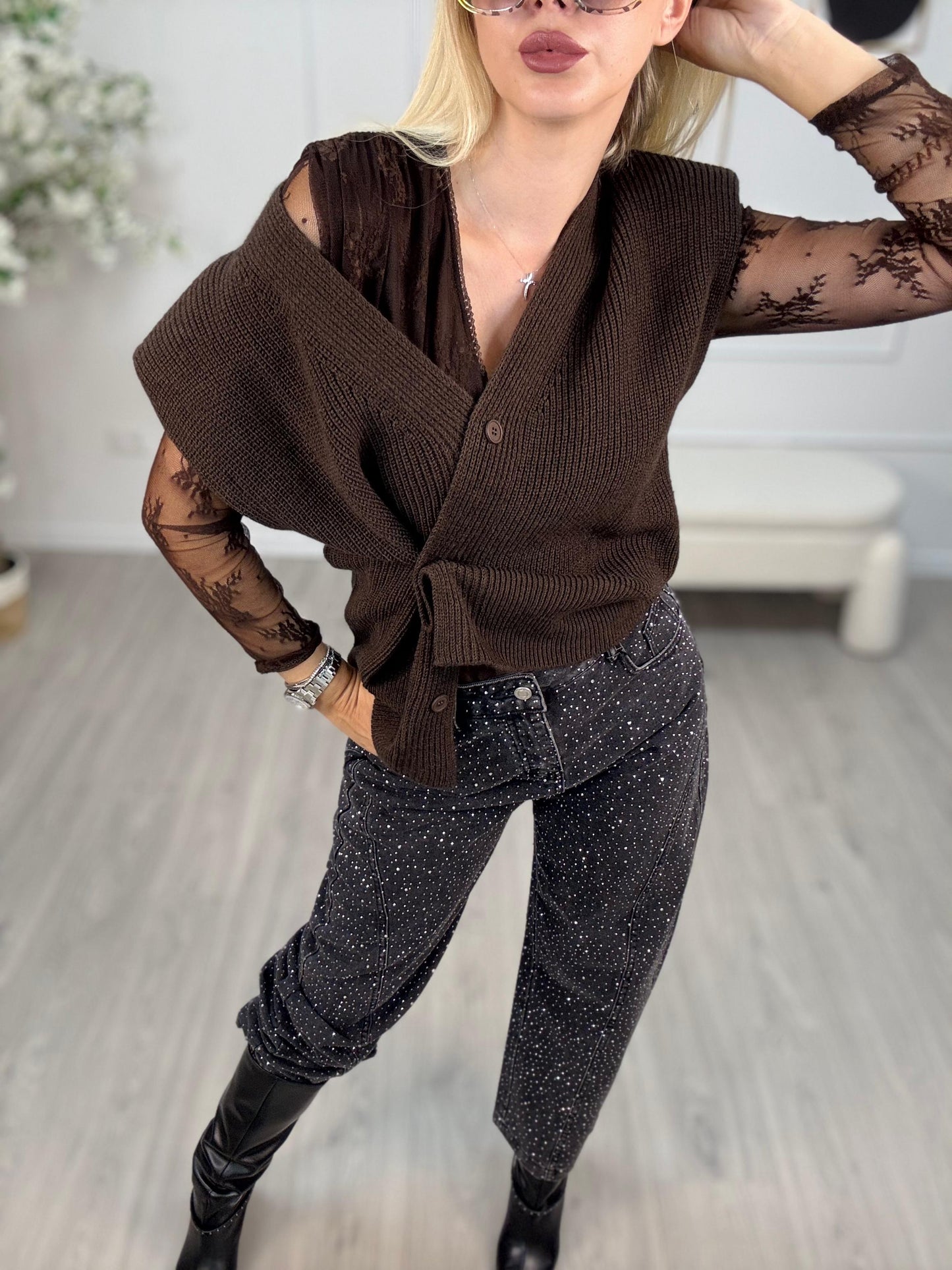 Gilet Punto Pannocchia Moro
