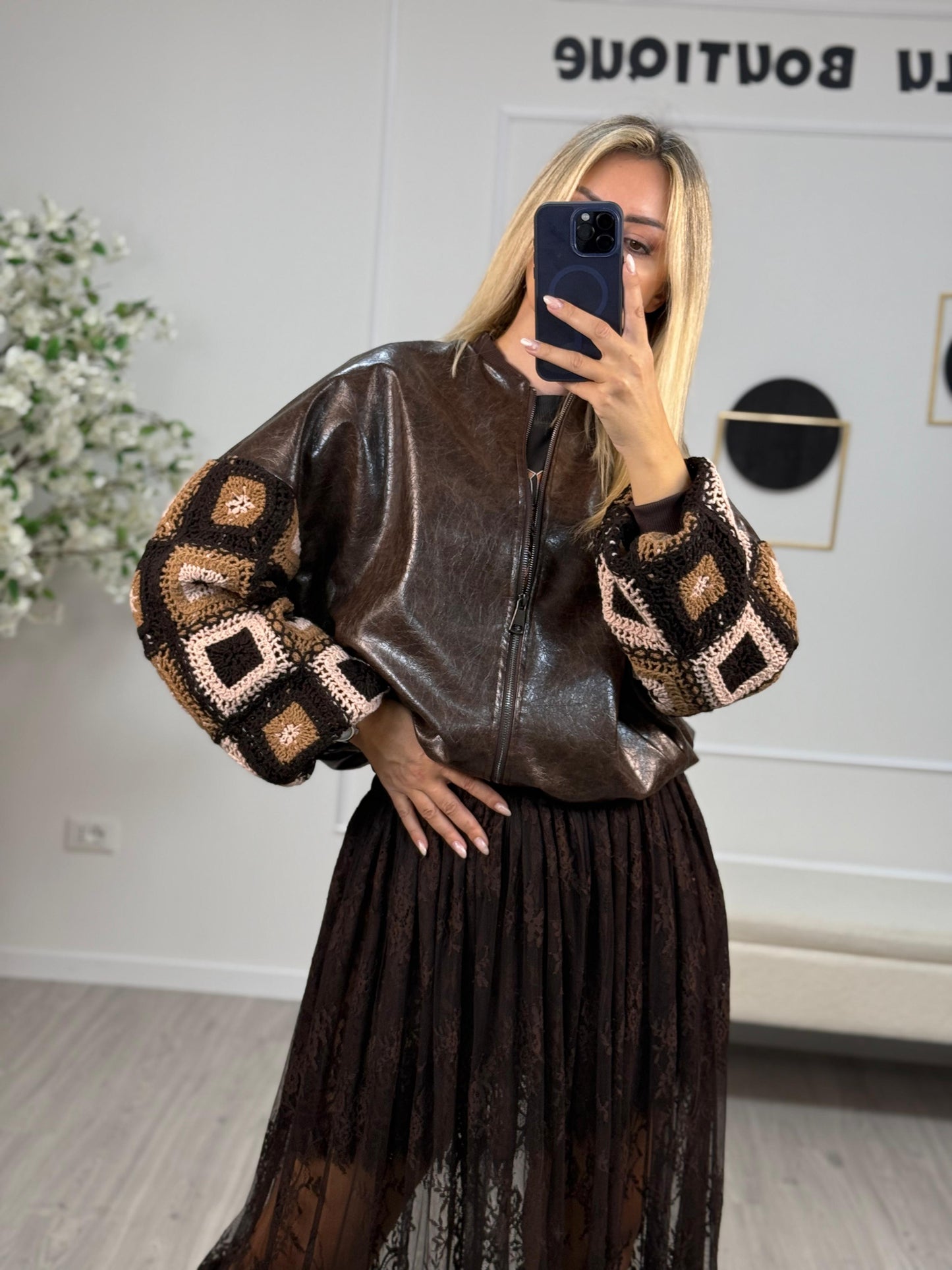 Bomber Maniche Ricamate Susy Mix