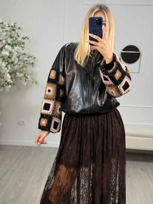 Bomber Maniche Ricamate Susy Mix