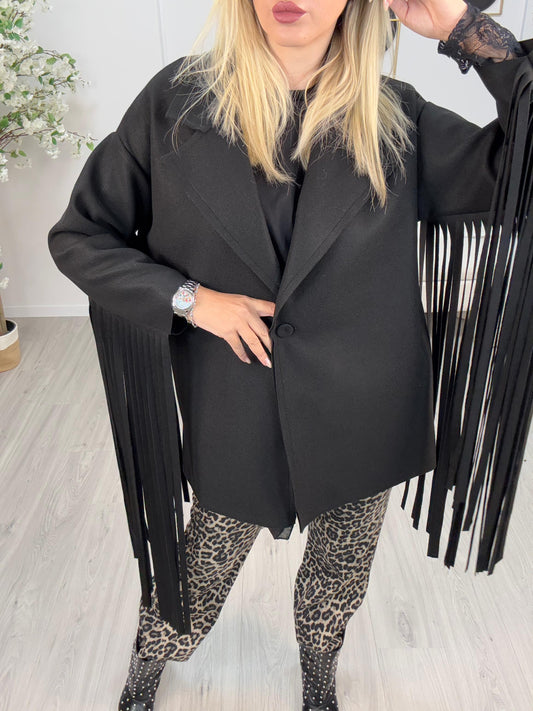 Cappotto Frange Susy Mix