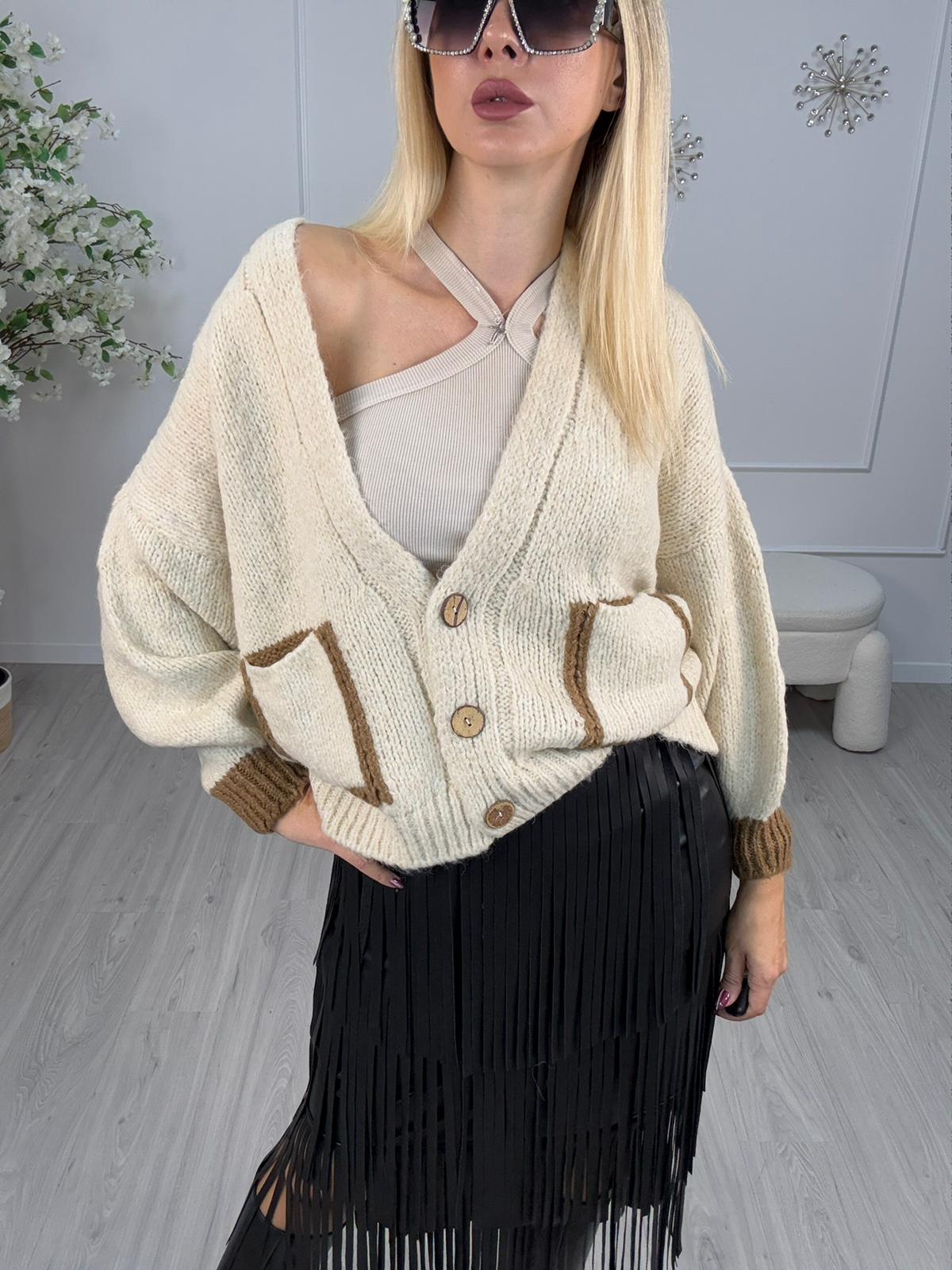 Cardigan Bicolore Haveone