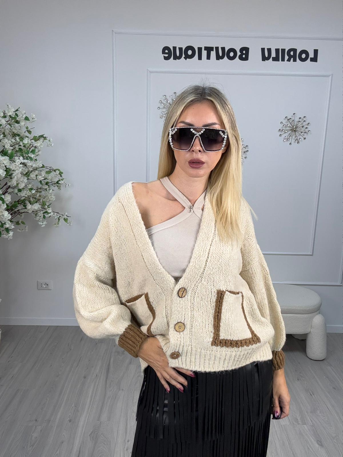Cardigan Bicolore Haveone