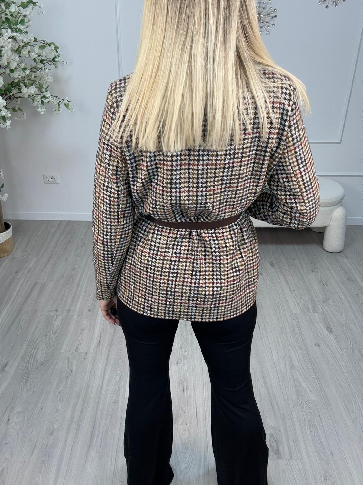 Giacca Con Cintura Susy Mix