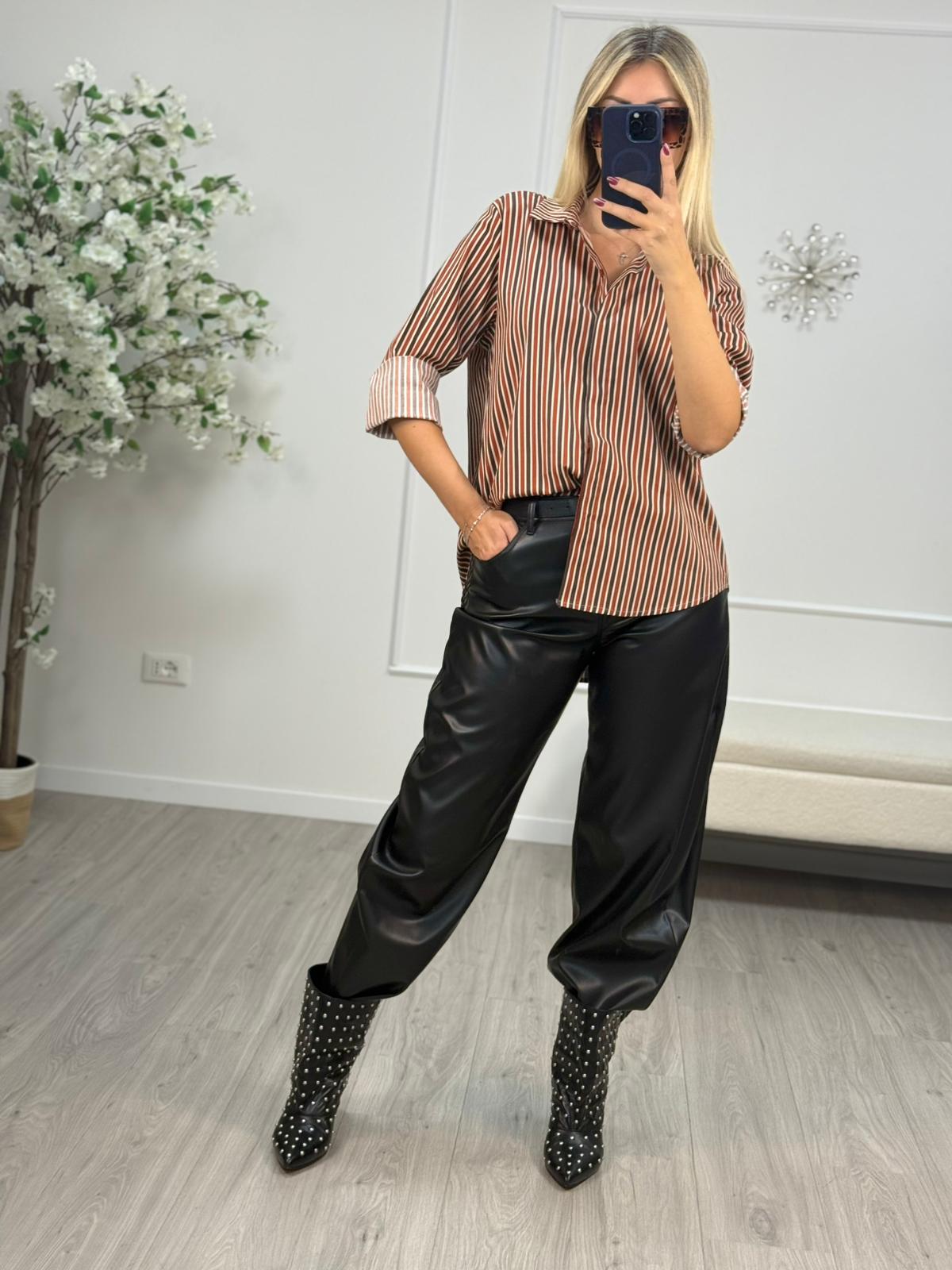 Camicia Over Rigata Haveone