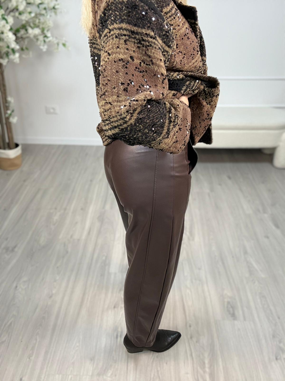 Pantalone Moro Ecopelle Susy Mix