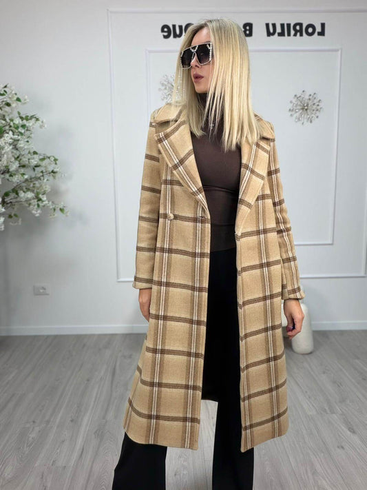 Philia Loft Cappotto Lana Donna Elegante Con Cintura