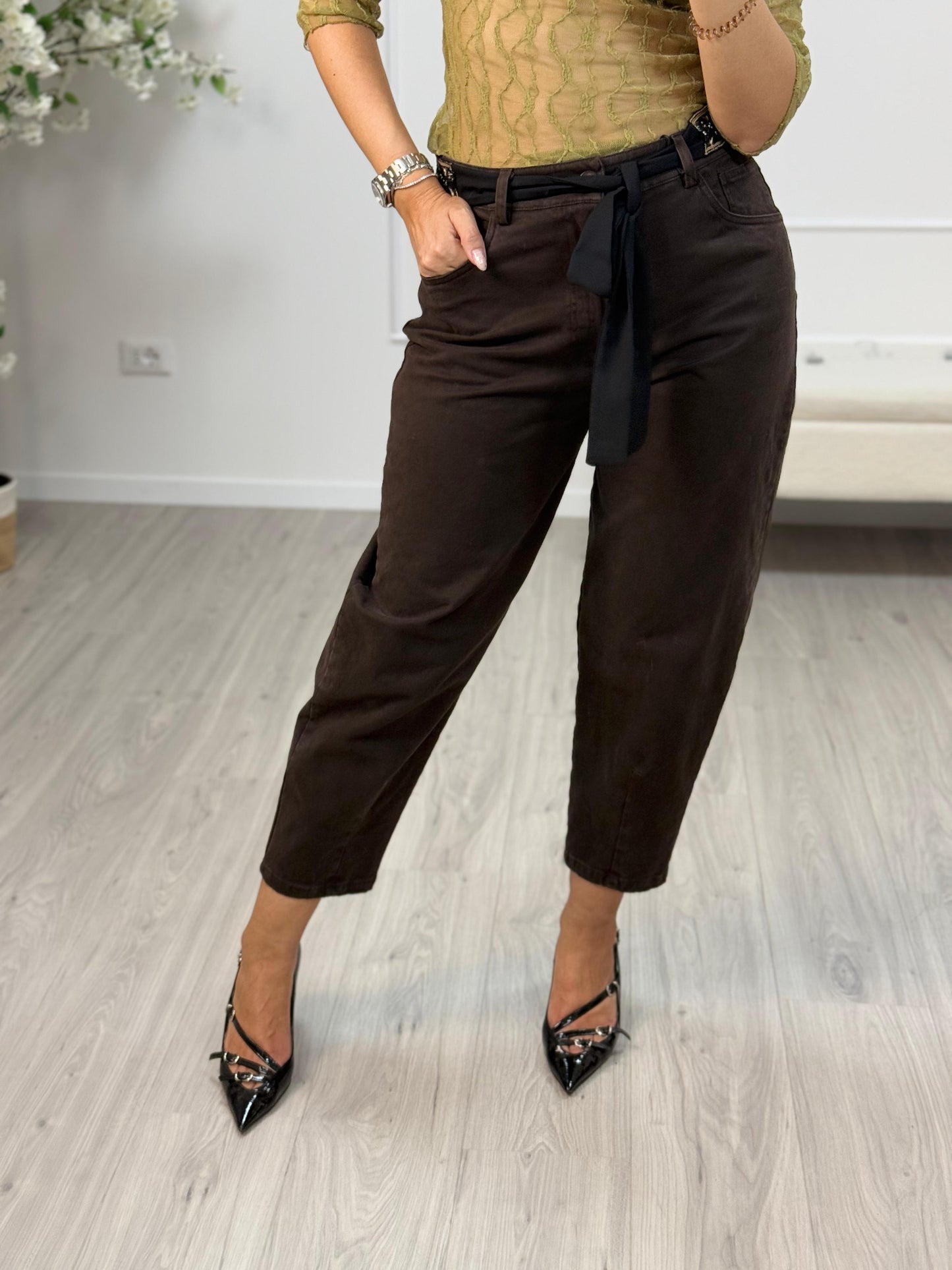 Pantalone Con Cintura