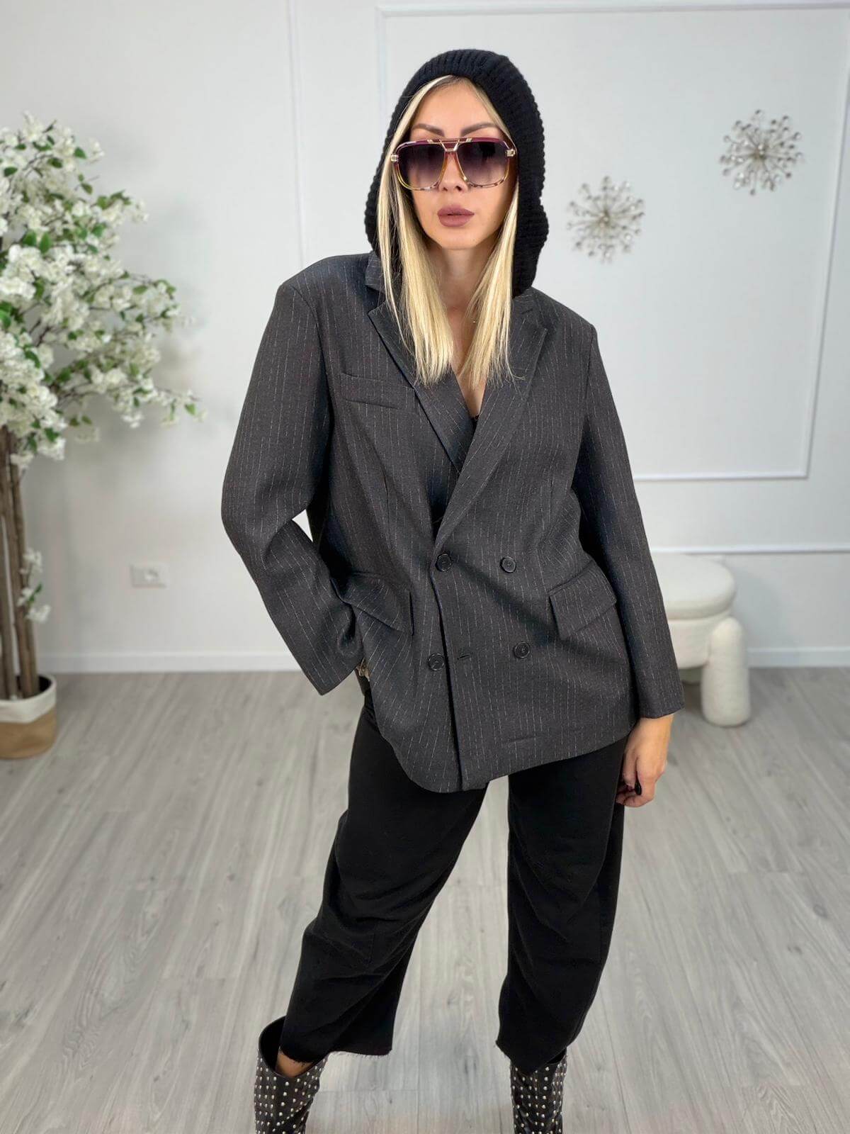 Vicolo Giacca Con Cappuccio Donna Trendy