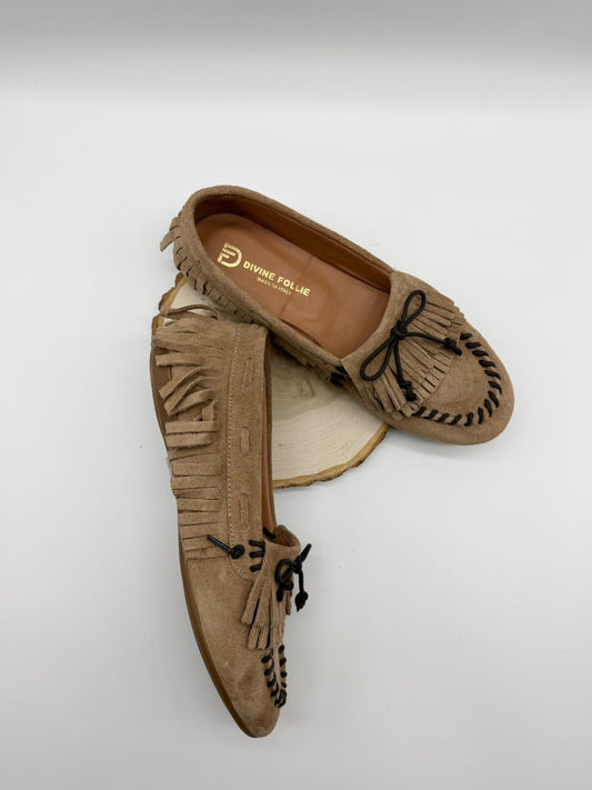 Mocassini in Camoscio Caramello Divine Follie