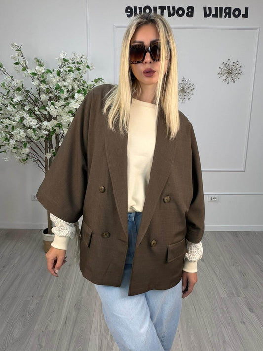 Vicolo Blazer Donna Tabacco Classico