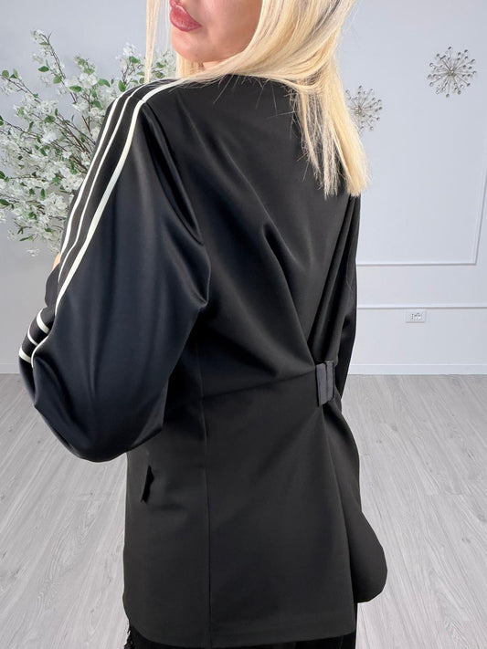 Giacca Over Con Bande - Susy Mix