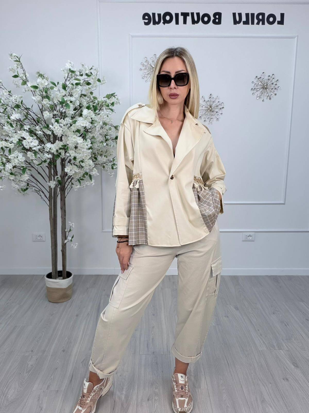 Susy Mix Trench Over Donna Sabba Boho-Chic