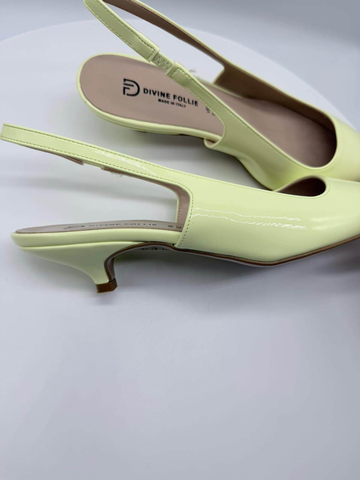 Divine Follie Slingback Donna Vernice Gialla