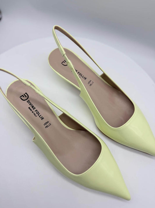 Divine Follie Slingback Donna Vernice Gialla