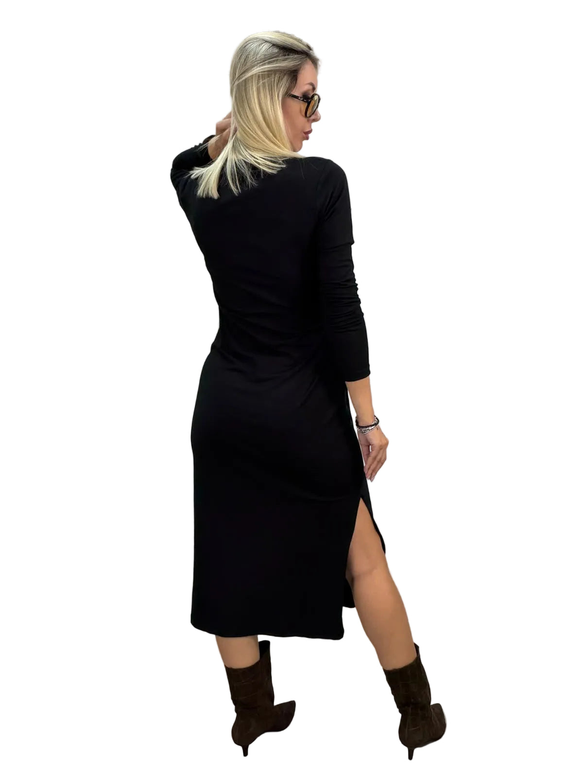 Abito Jersey Nodo Laterale - Haveone