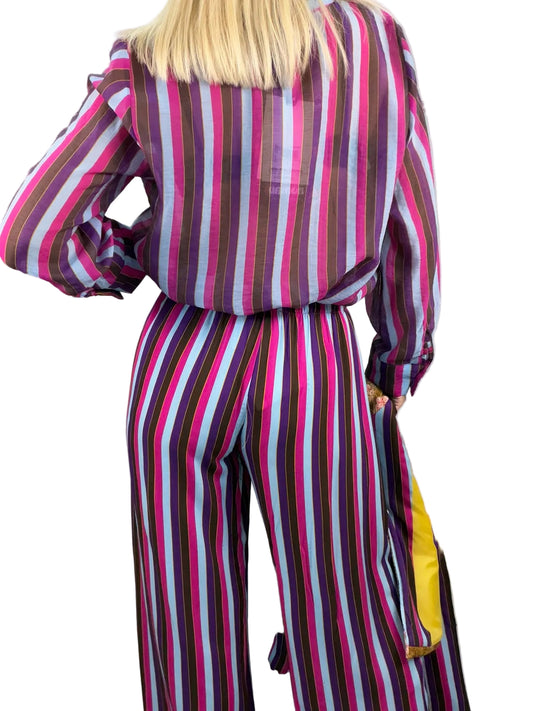 Haveone Camicia "Nomad" A Righe Viola