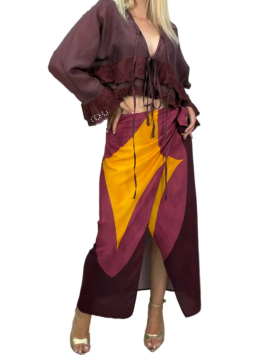 Blusa Over "India" Haveone – Bordeaux