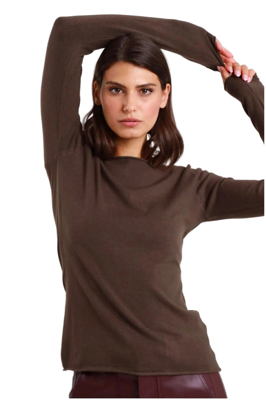 Maglia Basica Slim Scollo Barchetta – Susy Mix