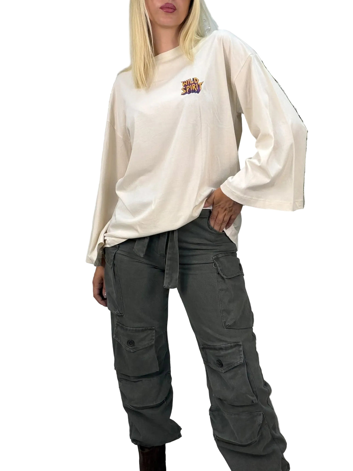 Maglia Over Maniche Ampie WILD SPIRIT – VICOLO