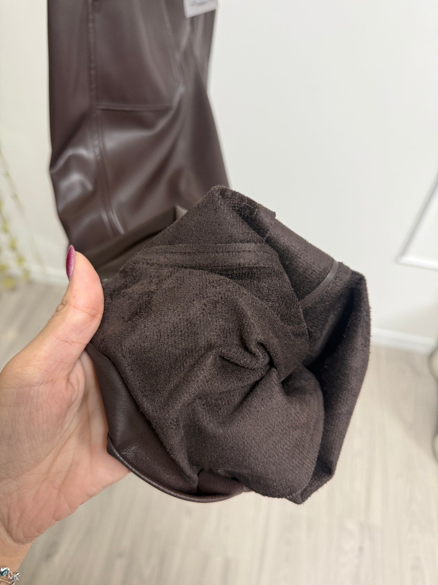 Pantalone Moro Ecopelle Susy Mix